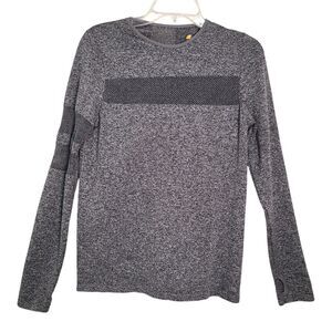 C&C California Top Womens Sz L Performance Active Long Sleeve Shirt Thumbholes